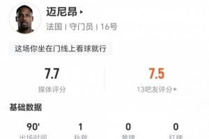 实时抗6成功+2对抗2成功 获评7.7分对决迈尼昂本场1扑救+3高球拦截 11jrs直播_实时抗6成功+2对抗2成功 获评7.7分对决迈尼昂本场1扑救+3高球拦截 11jrs直播在线观看_免费看直播
