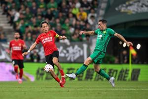 国安1-1铁人联赛3连胜终结 塞鸟破门邦本宜裕扳平孔特陈彬彬助攻